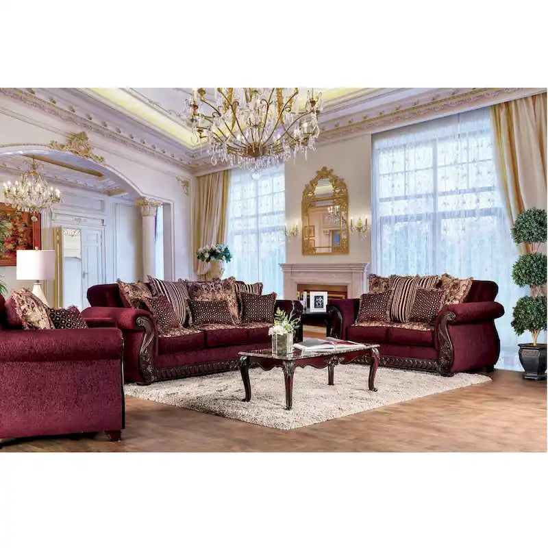 Canapé fauteuil roulant capitonné traditionnel