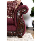 Canapé fauteuil roulant capitonné traditionnel