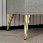 Table de chevet en bois contemporaine à 2 tiroirs