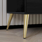 Table de chevet en bois contemporaine à 2 tiroirs