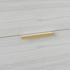 Table de chevet en bois contemporaine à 2 tiroirs
