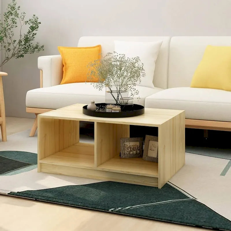 Table basse en pin massif 29.5x13.2 Table d'appoint canapé Plusieurs coloris - 29.5 x 19.7 x 13.2