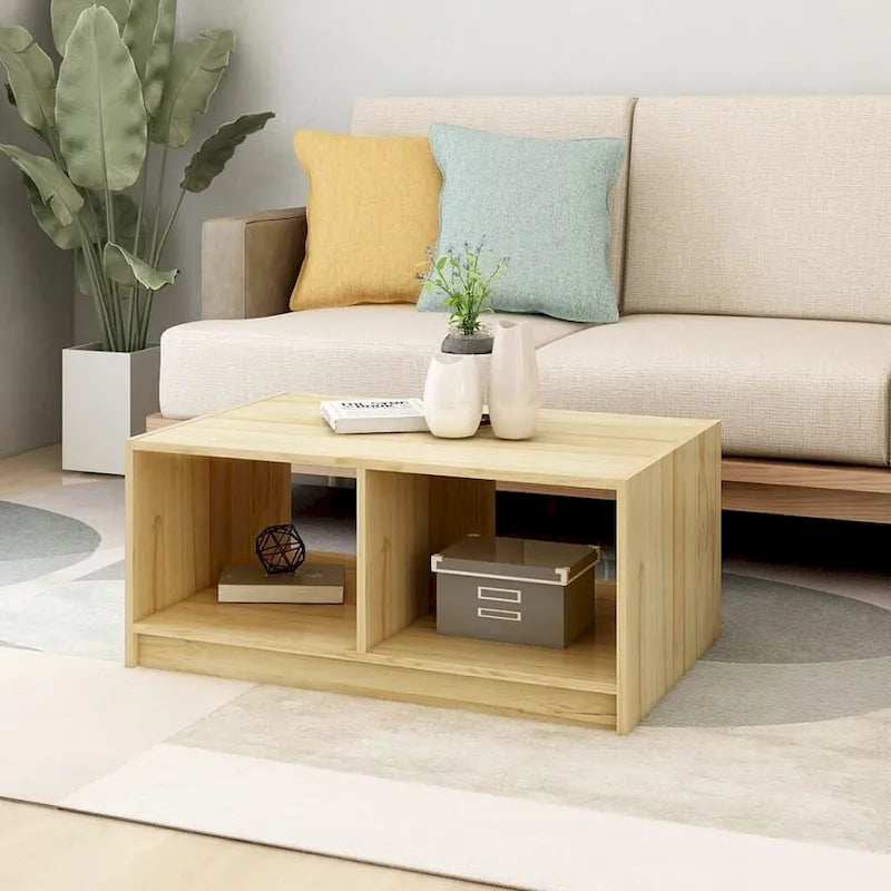 Table basse en pin massif 29.5x13.2 Table d'appoint canapé Plusieurs coloris - 29.5 x 19.7 x 13.2