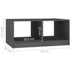 Table basse en pin massif 29.5x13.2 Table d'appoint canapé Plusieurs coloris - 29.5 x 19.7 x 13.2