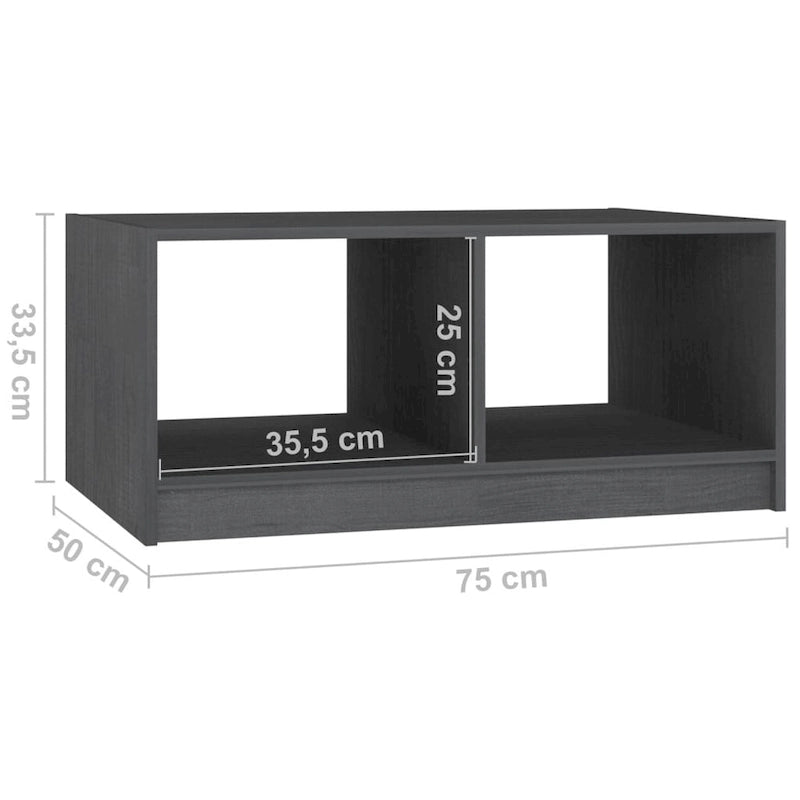 Table basse en pin massif 29.5x13.2 Table d'appoint canapé Plusieurs coloris - 29.5 x 19.7 x 13.2