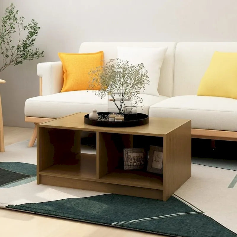 Table basse en pin massif 29.5x13.2 Table d'appoint canapé Plusieurs coloris - 29.5 x 19.7 x 13.2