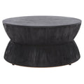 Table Basse Ronde Moderne Contemporaine. - 30 L x 30 P x 14 H - 30Lx30Px14H