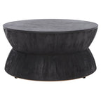 Table Basse Ronde Moderne Contemporaine. - 30 L x 30 P x 14 H - 30Lx30Px14H