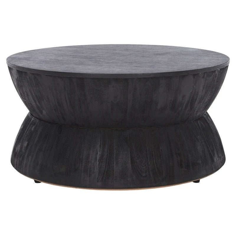 Table Basse Ronde Moderne Contemporaine. - 30 L x 30 P x 14 H - 30Lx30Px14H