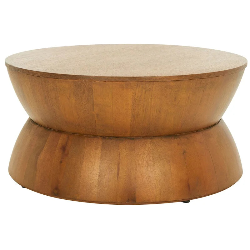 Table Basse Ronde Moderne Contemporaine. - 30 L x 30 P x 14 H - 30Lx30Px14H