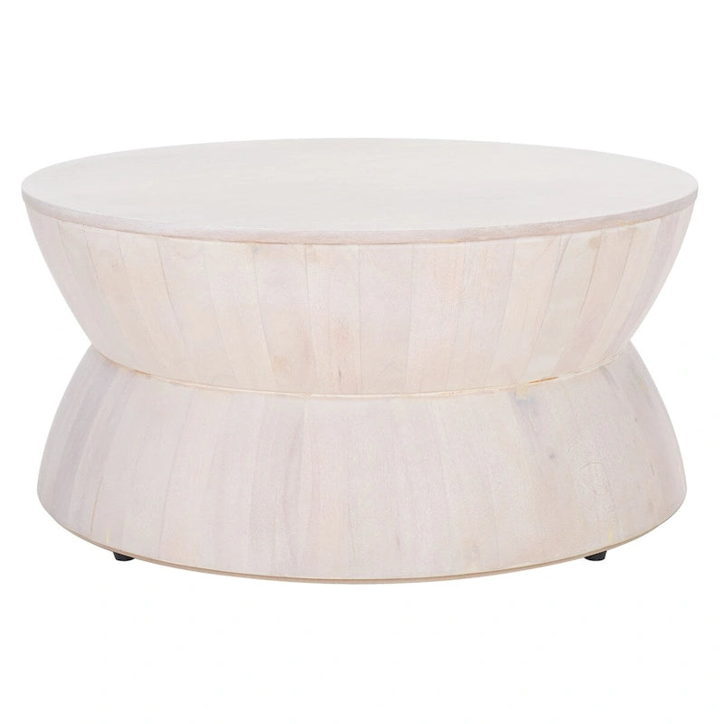 Table Basse Ronde Moderne Contemporaine. - 30 L x 30 P x 14 H - 30Lx30Px14H