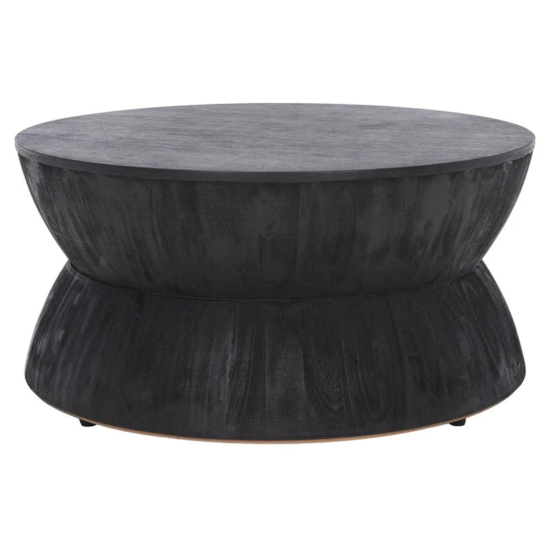 Table Basse Ronde Moderne Contemporaine. - 30 L x 30 P x 14 H - 30Lx30Px14H