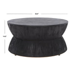 Table Basse Ronde Moderne Contemporaine. - 30 L x 30 P x 14 H - 30Lx30Px14H