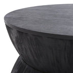 Table Basse Ronde Moderne Contemporaine. - 30 L x 30 P x 14 H - 30Lx30Px14H
