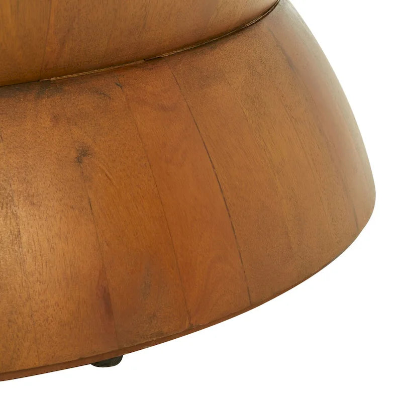Table Basse Ronde Moderne Contemporaine. - 30 L x 30 P x 14 H - 30Lx30Px14H