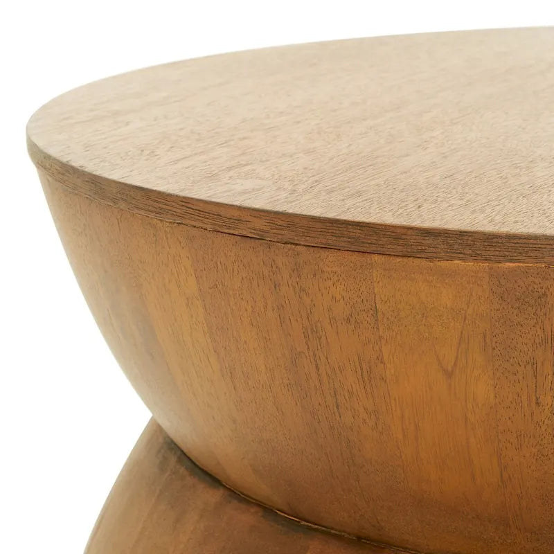 Table Basse Ronde Moderne Contemporaine. - 30 L x 30 P x 14 H - 30Lx30Px14H