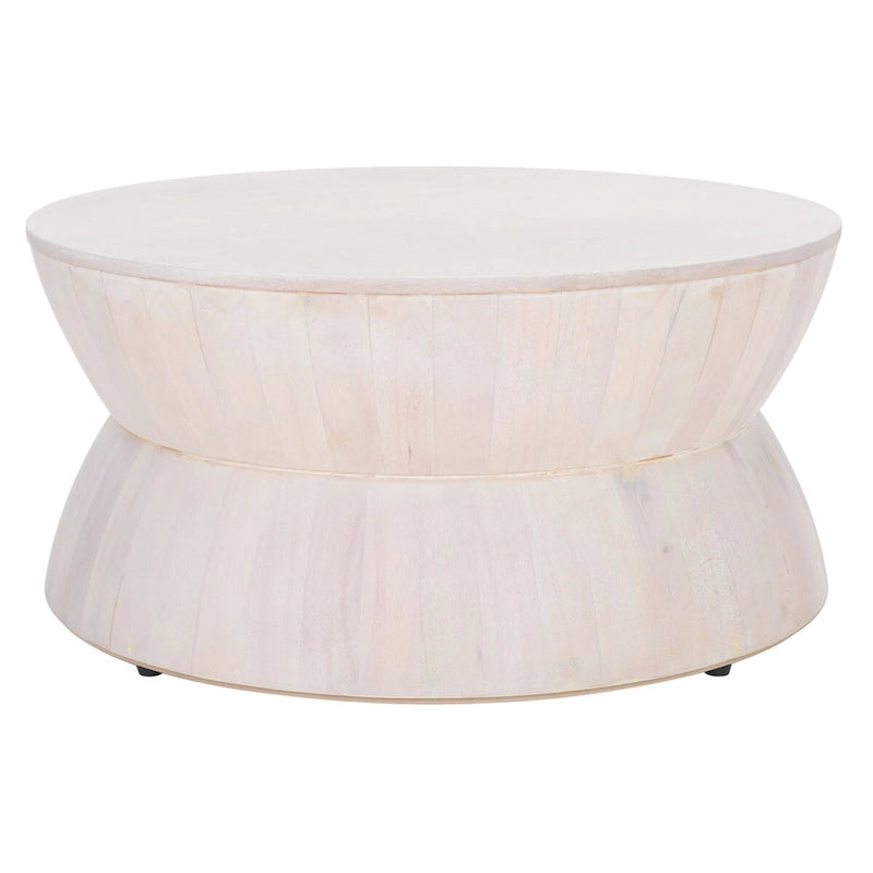 Table Basse Ronde Moderne Contemporaine. - 30 L x 30 P x 14 H - 30Lx30Px14H