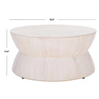Table Basse Ronde Moderne Contemporaine. - 30 L x 30 P x 14 H - 30Lx30Px14H