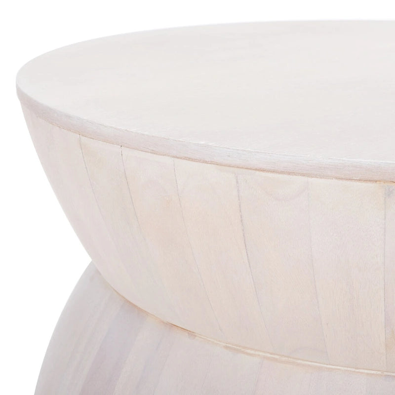 Table Basse Ronde Moderne Contemporaine. - 30 L x 30 P x 14 H - 30Lx30Px14H