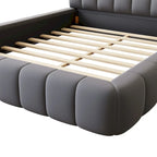 Cadre de lit plateforme Queen Size avec tissu épais