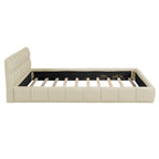 Cadre de lit plateforme Queen Size avec tissu épais