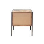 Commode rustique marron à 6 tiroirs ou lot de 2 tables de chevet