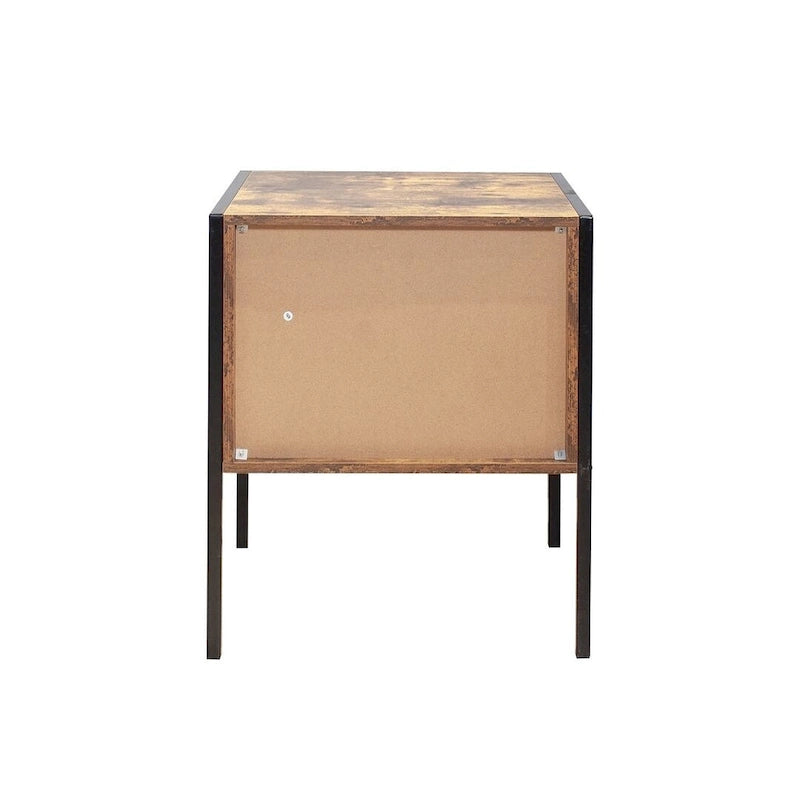 Commode rustique marron à 6 tiroirs ou lot de 2 tables de chevet
