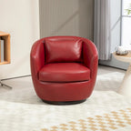 Fauteuil pivotant cylindrique moderne avec rangement