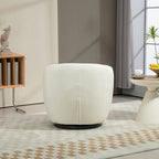 Fauteuil pivotant cylindrique moderne avec rangement
