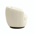 Fauteuil pivotant cylindrique moderne avec rangement