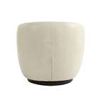 Fauteuil pivotant cylindrique moderne avec rangement