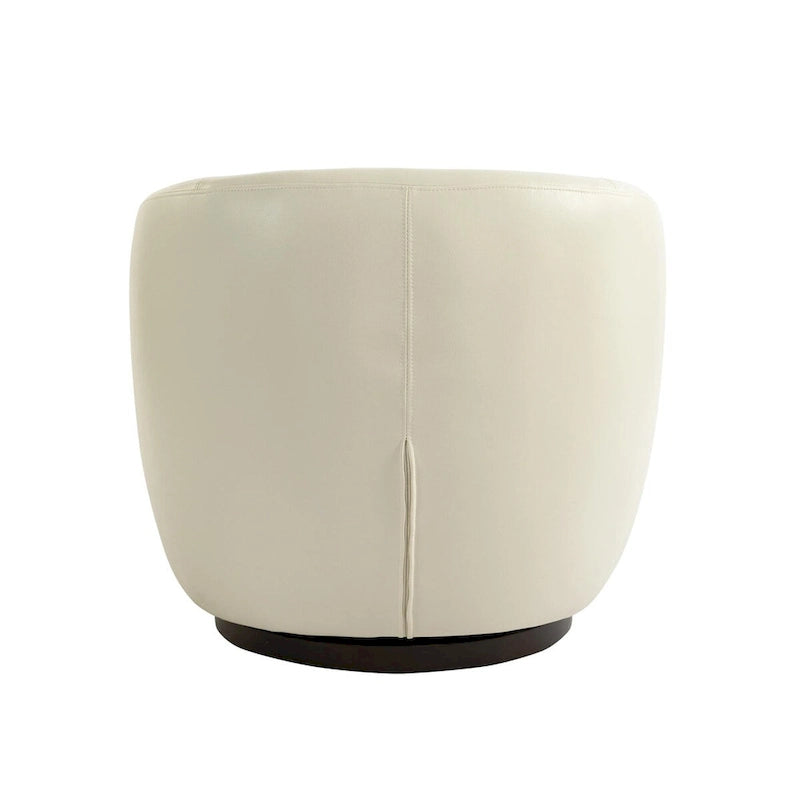 Fauteuil pivotant cylindrique moderne avec rangement