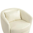 Fauteuil pivotant cylindrique moderne avec rangement