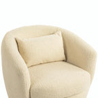 Fauteuil pivotant cylindrique moderne avec rangement
