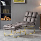 Fauteuil d'appoint avec pouf, canapé-lit, 4013