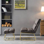 Fauteuil d'appoint avec pouf, canapé-lit, 4013