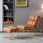 Fauteuil d'appoint avec pouf, canapé-lit, 4013