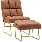 Fauteuil d'appoint avec pouf, canapé-lit, 4013