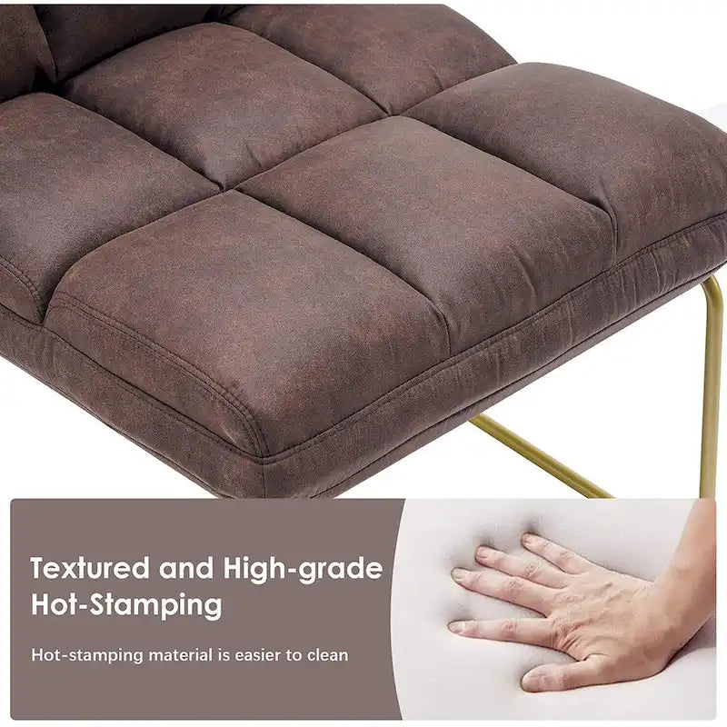 Fauteuil d'appoint avec pouf, canapé-lit, 4013