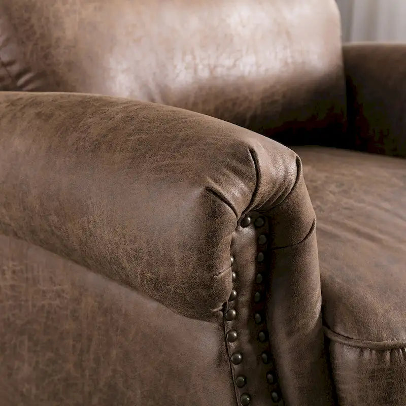 Fauteuil inclinable Pushback avec rivets décoratifs - Lot de 2