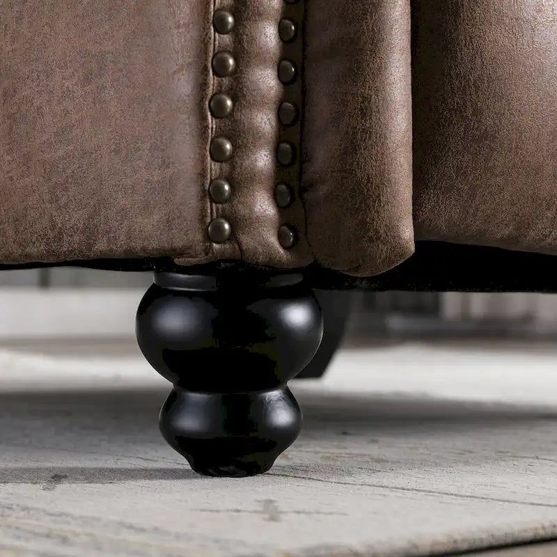 Fauteuil inclinable Pushback avec rivets décoratifs - Lot de 2