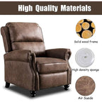 Fauteuil inclinable Pushback avec rivets décoratifs - Lot de 2