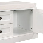 Banc de rangement à chaussures avec coussin amovible pour le salon