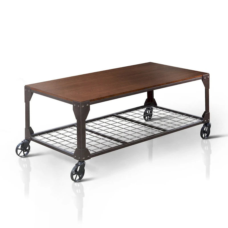 Table basse de 48 pouces avec roulettes