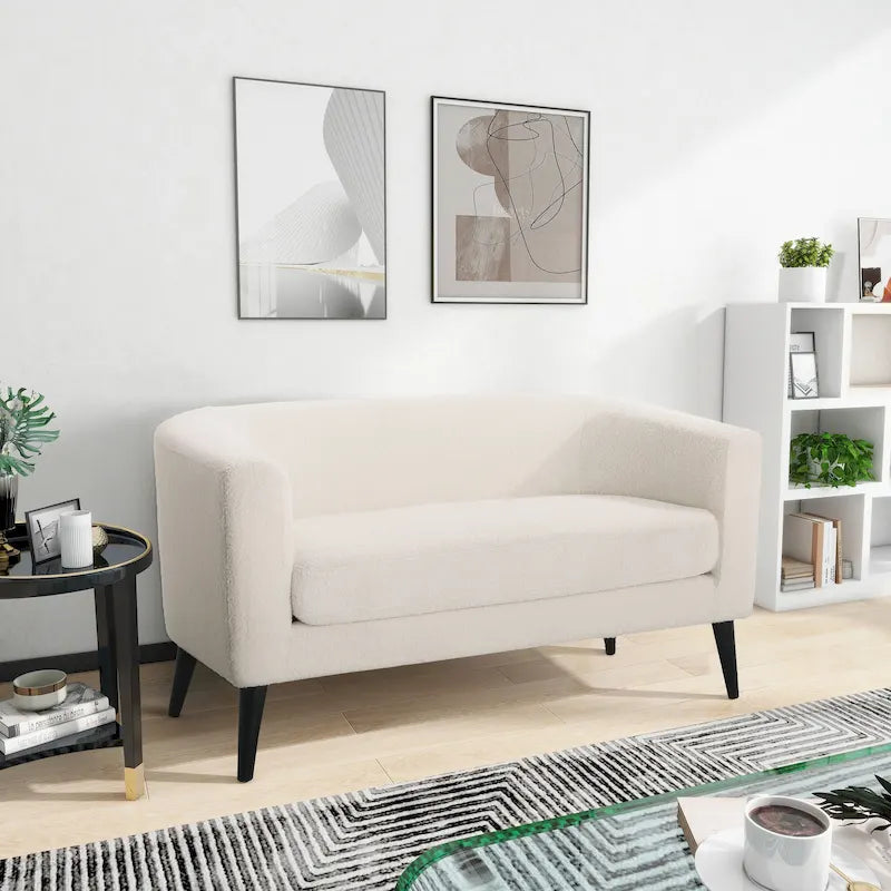 Causeuse en tissu