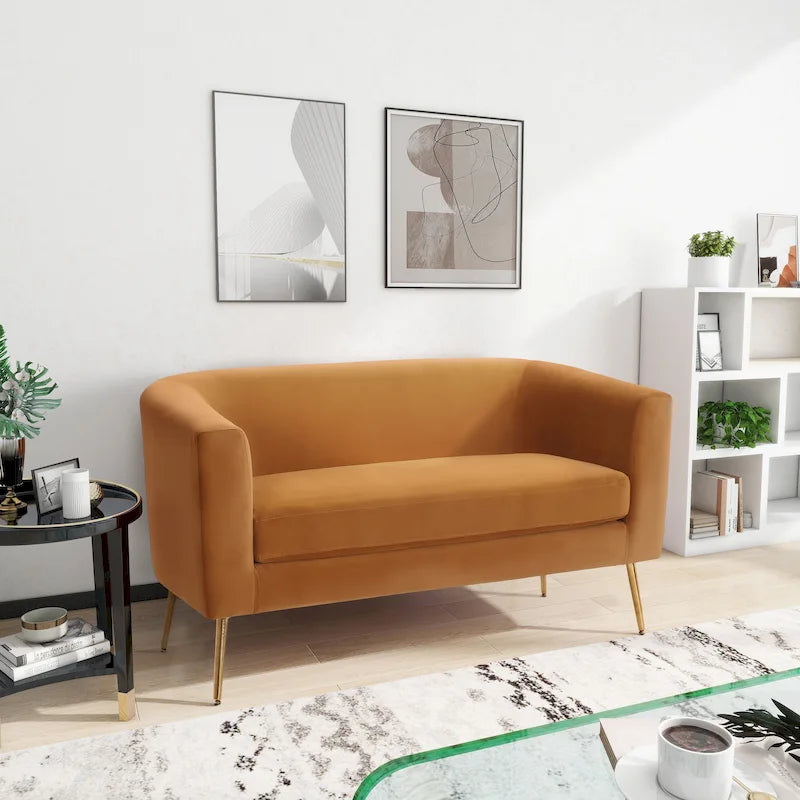 Causeuse en tissu