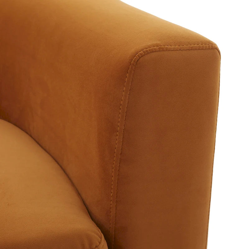 Causeuse en tissu