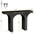 Console d'entrée, table de couloir moderne derrière le canapé