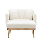Chaise longue d'intérieur, fauteuil de lit convertible 2 en 1 en velours avec pouf, fauteuil de relaxation avec dossier inclinable réglable