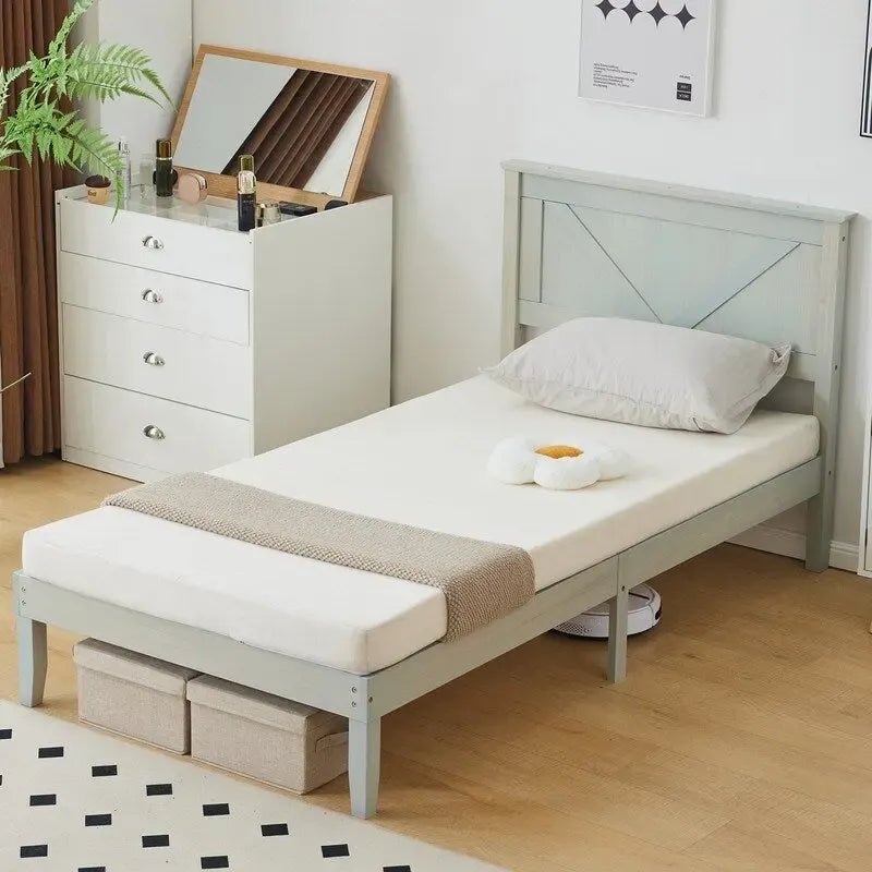Lits en bois sans pied de lit